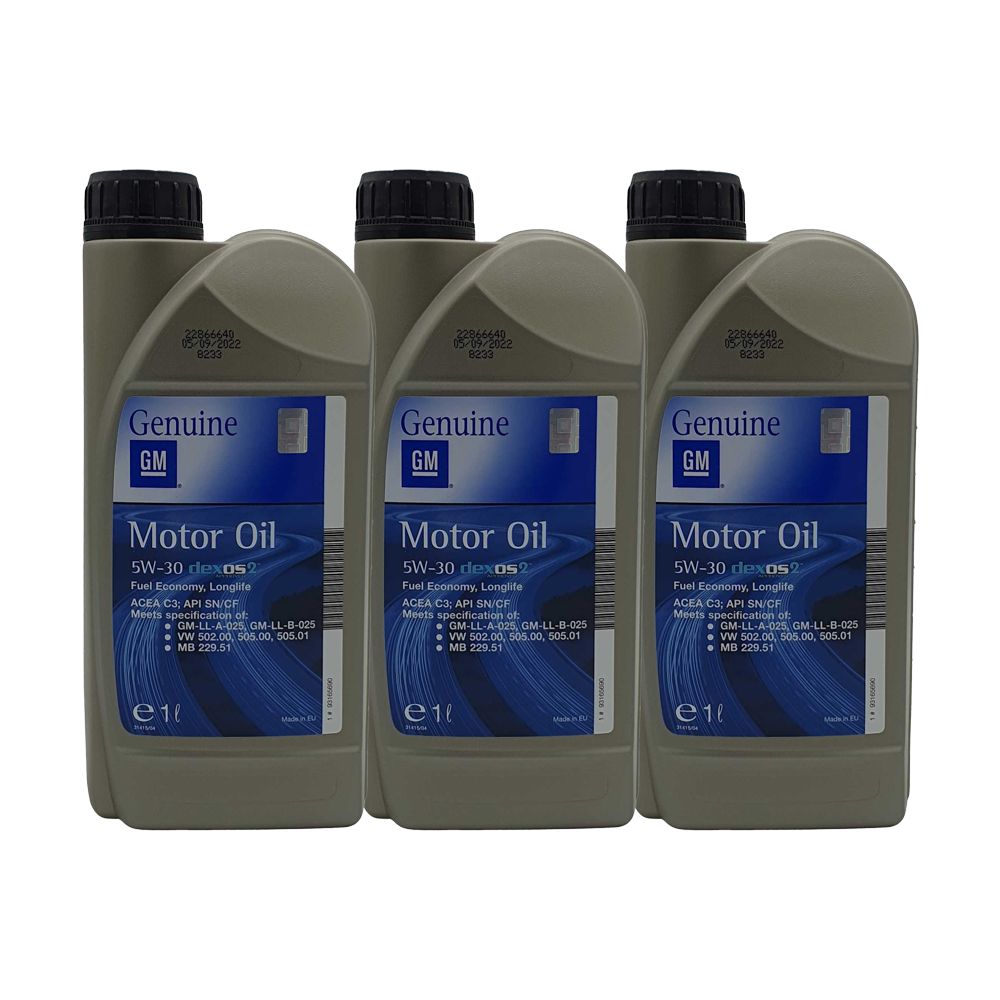 GM Dexos 2 5W-30 3x1 Liter