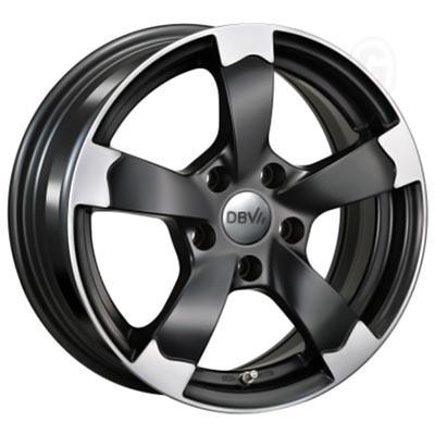 DBV TORINO II schwarzmatt poliert 7.0Jx16 4x100 ET35