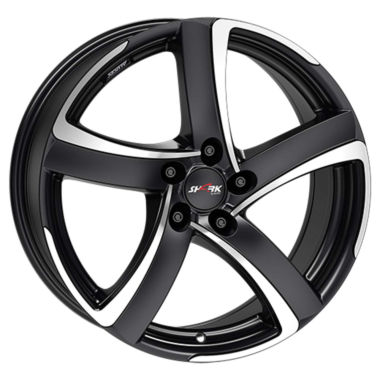 ALUTEC SHARK racingschwarz frontpoliert 7.0Jx17 4x100 ET47