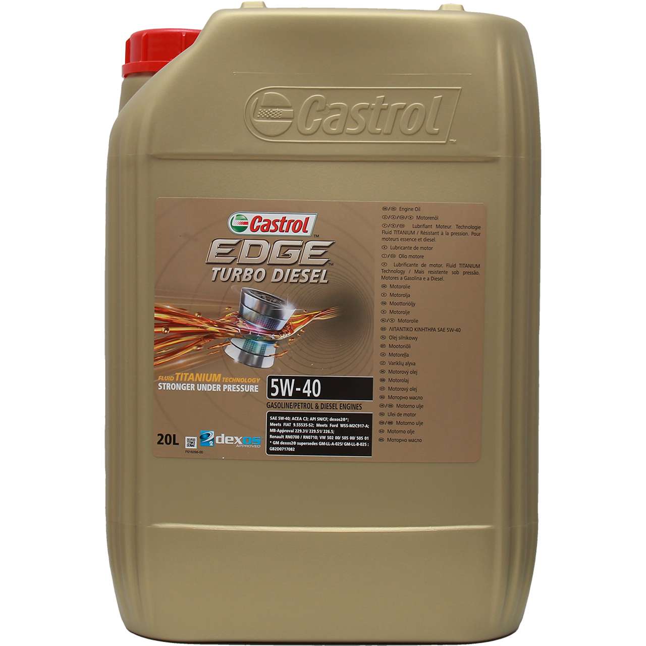 Castrol Edge TD Fluid Titanium 5W-40 20 Liter