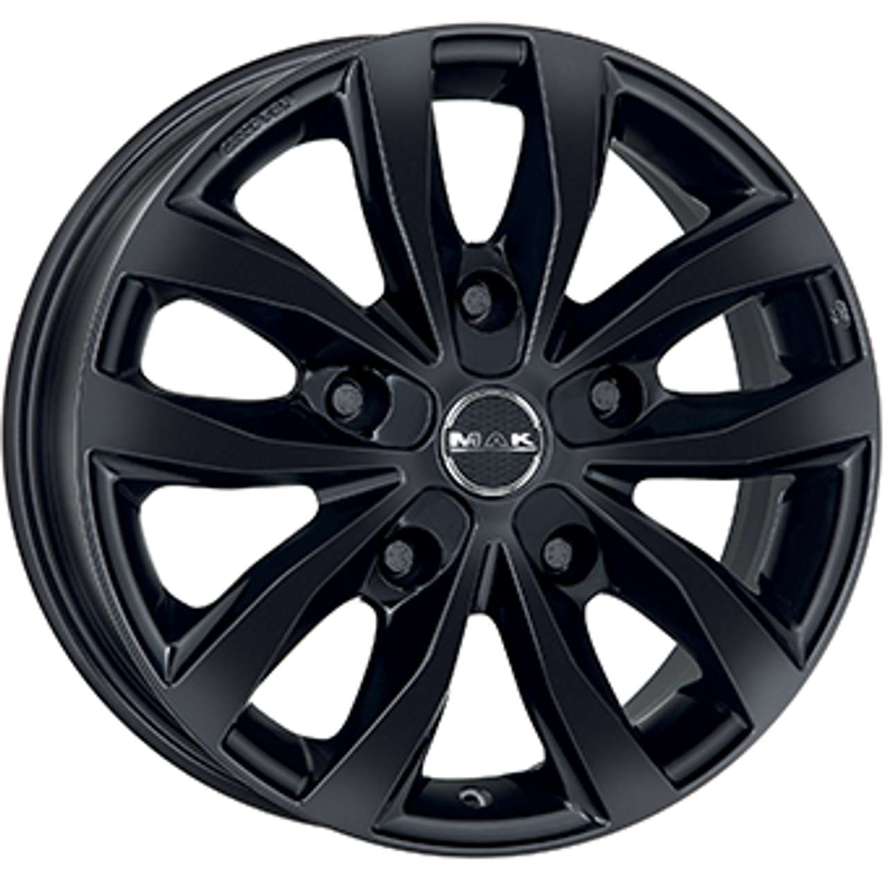 MAK LOAD 5 gloss black 6.5Jx16 5x130 ET55