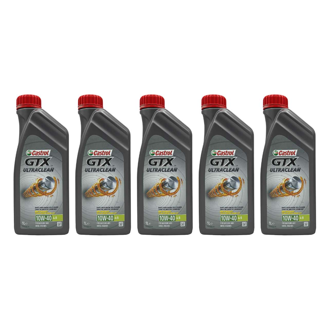 Castrol GTX Ultraclean 10W-40 A/B 5x1 Liter