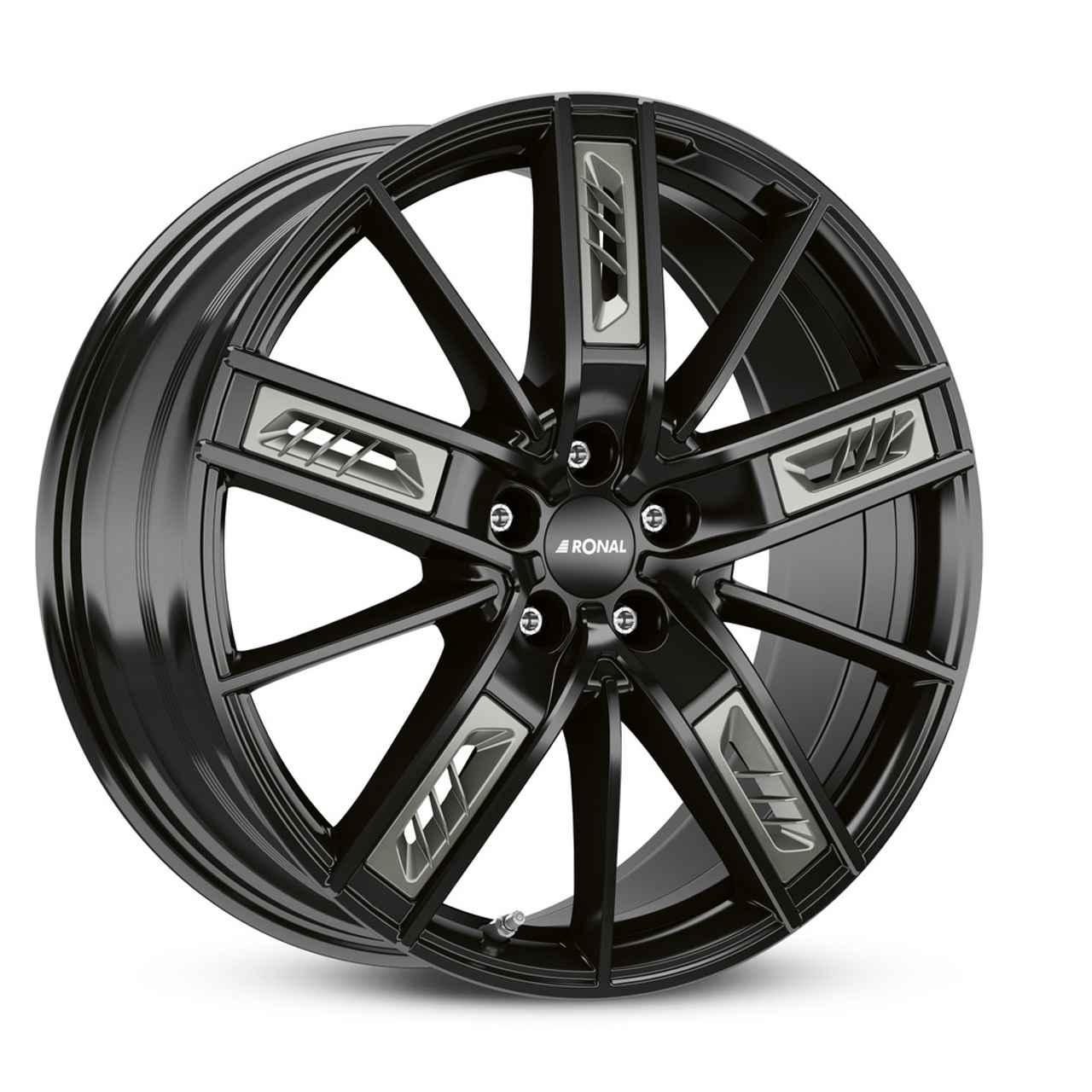 RONAL RONAL R67 GREY RIGHT jetblack 8.0Jx19 5x112 ET35