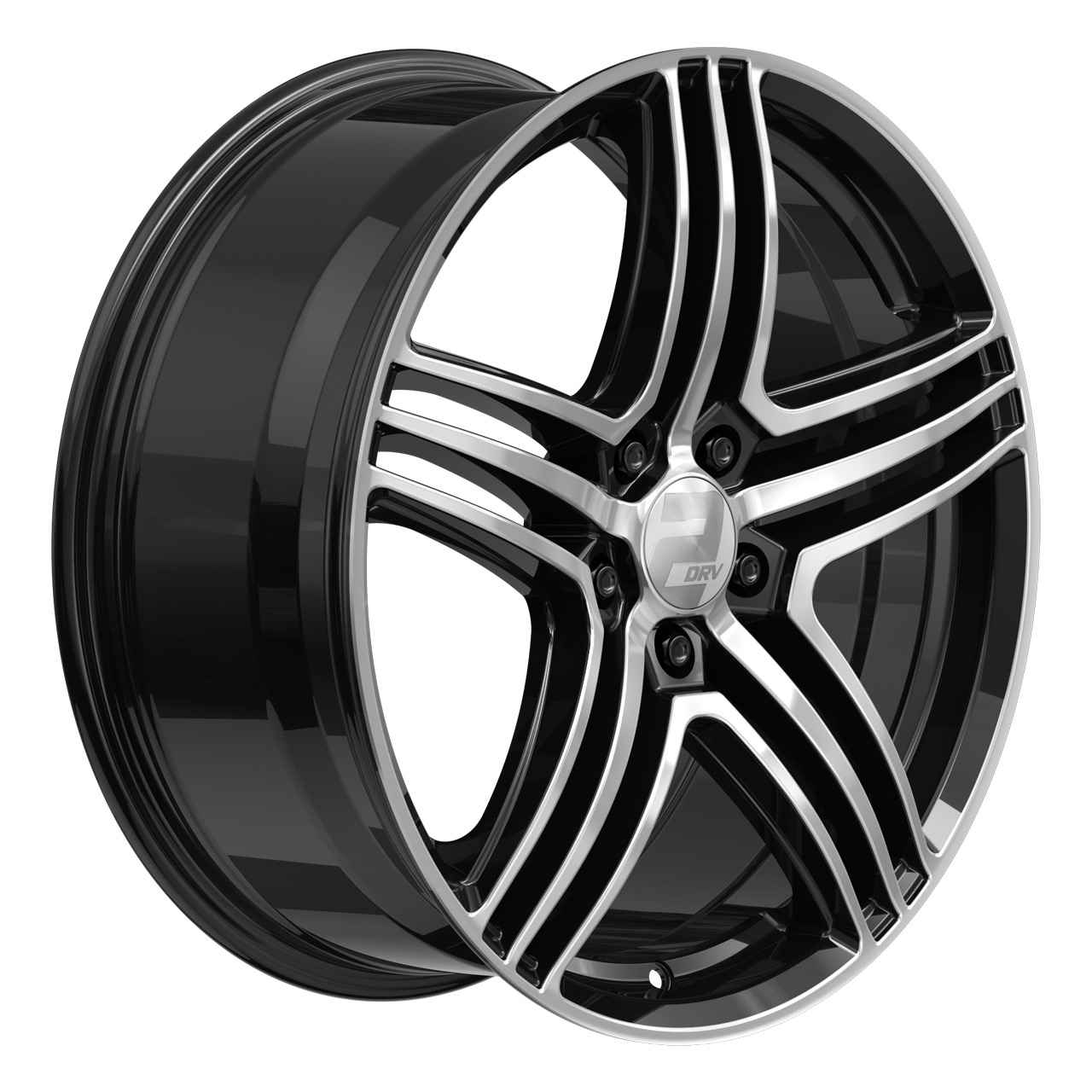 WHEELWORLD-2DRV WH12 black glossy painted 7.5Jx17 5x100 ET35