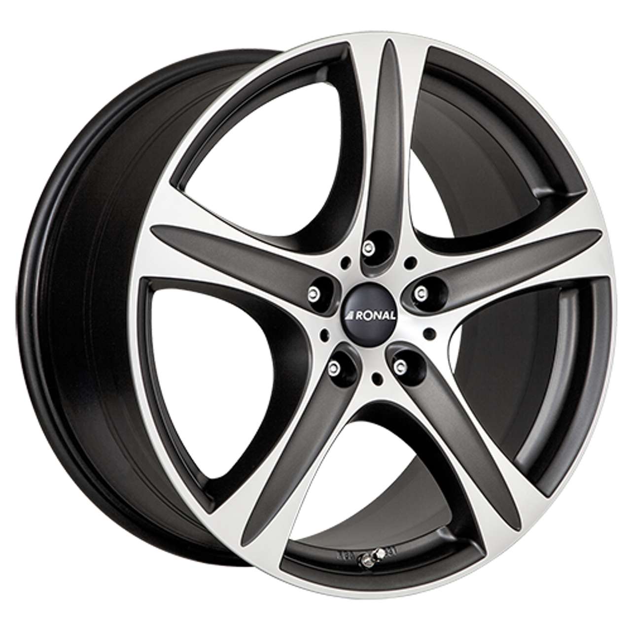 RONAL RONAL R55 SUV mattschwarz-frontkopiert 8.5Jx18 5x108 ET45