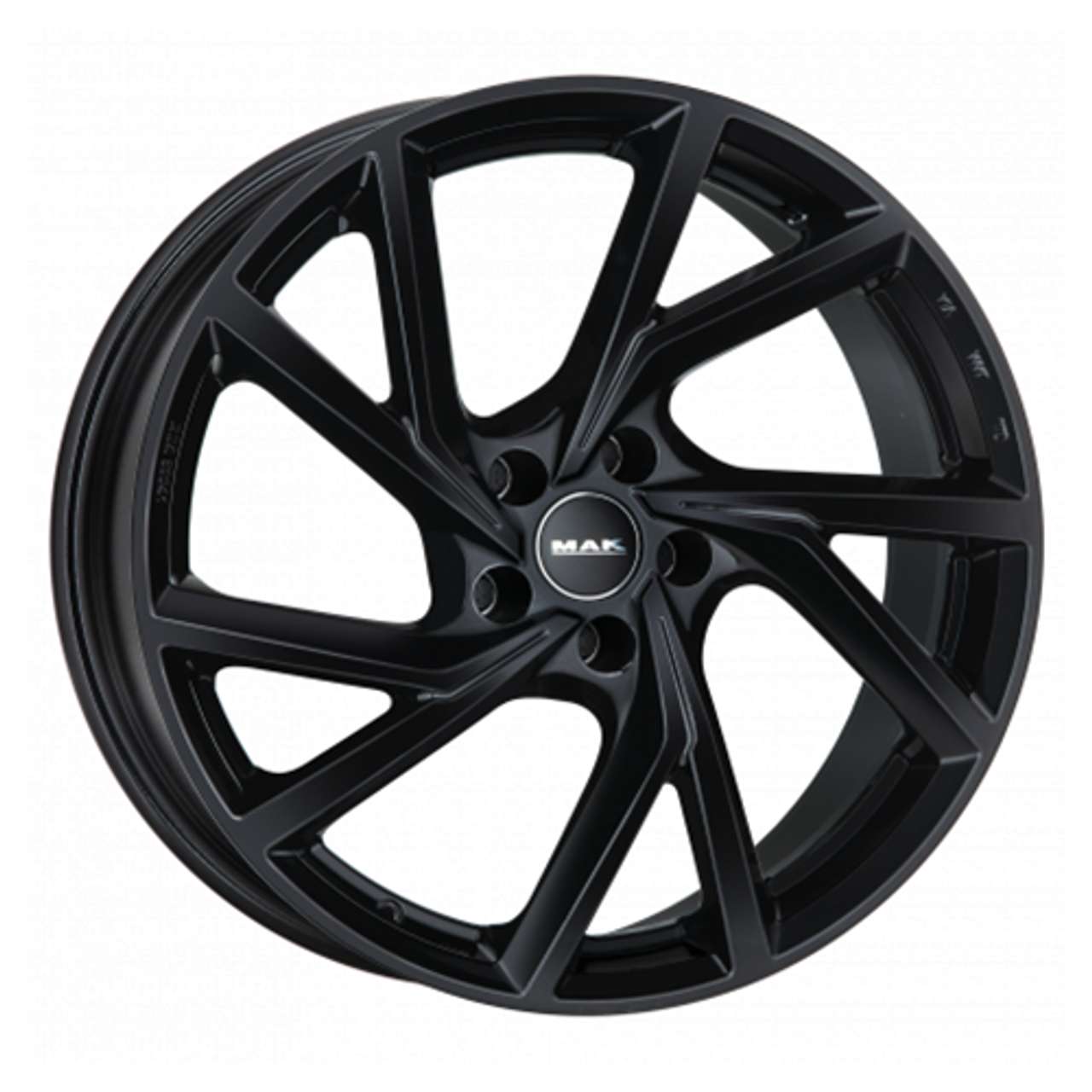 MAK KASSEL gloss black 8.0Jx19 5x108 ET50