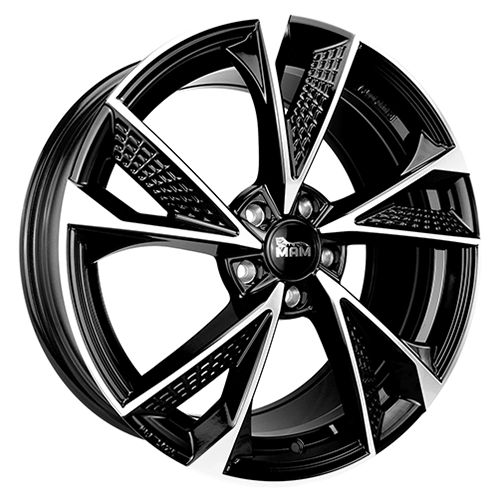 MAM MAM RS6 black front polished 8.0Jx18 5x114.3 ET45