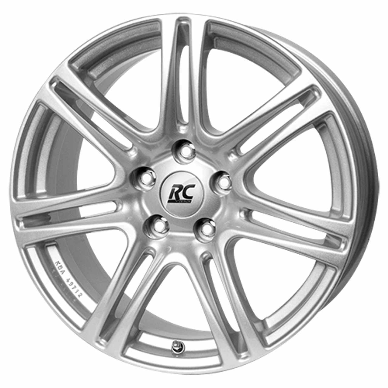 RC-DESIGN RC28 kristallsilber 7.0Jx16 5x114.3 ET45