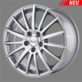 CMS C16-SR racingsilber 6.5Jx15 4x100 ET35