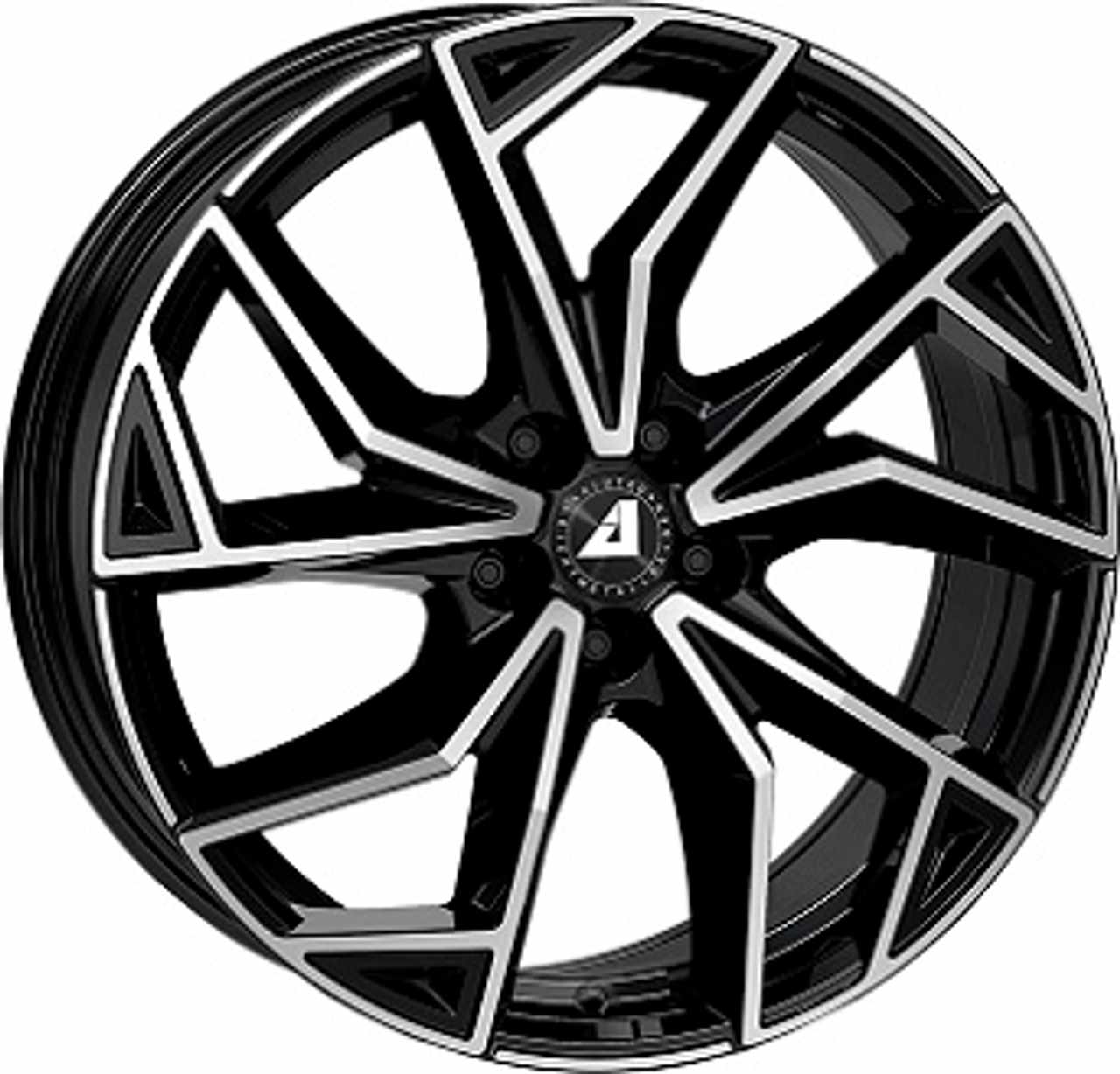 ALUTEC ADX.02 4-LOCH diamantschwarz frontpoliert 7.5Jx18 4x108 ET45