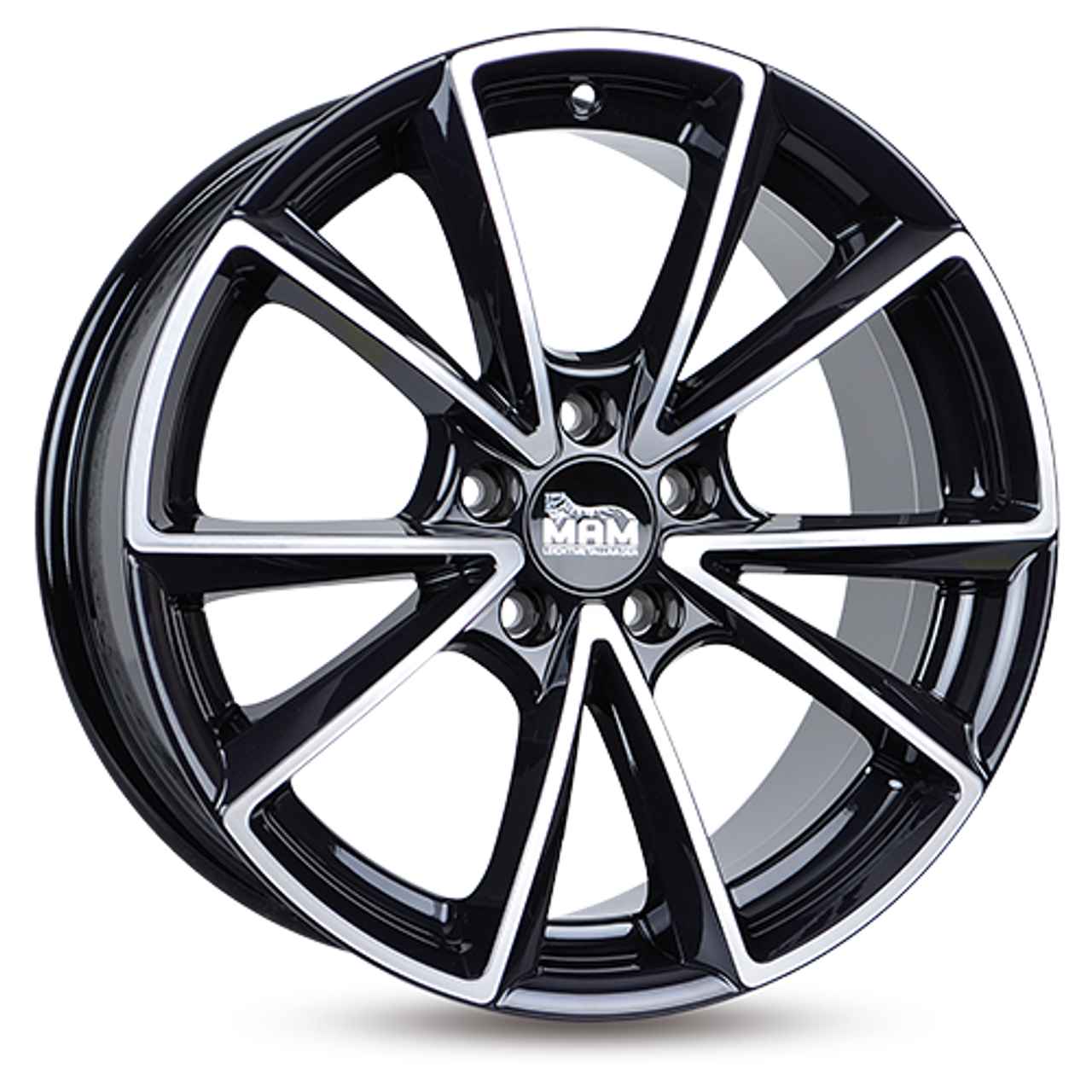 MAM MAM A5 black front polished 8.0Jx19 5x112 ET30