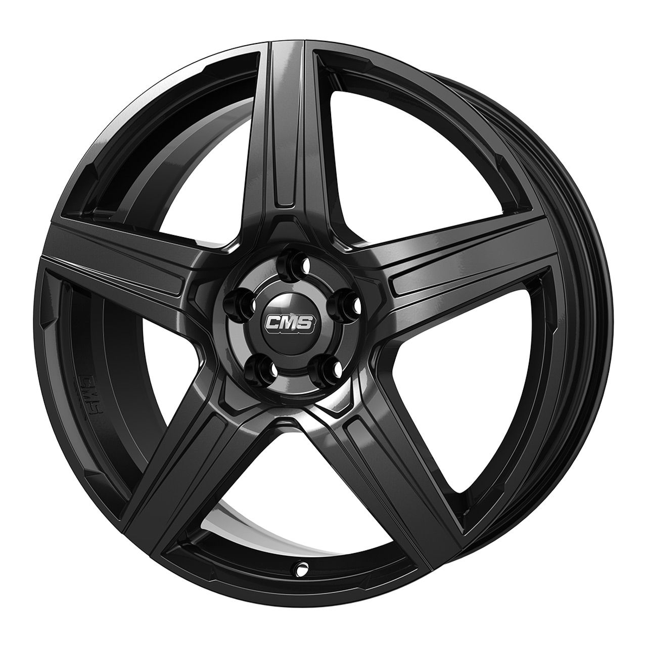 CMS C34-CBG complete black gloss 7.5Jx18 5x114.3 ET45