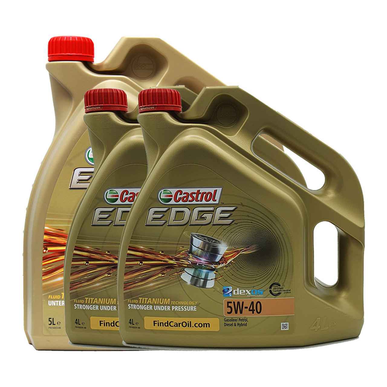 Castrol Edge Fluid Titanium 5W-40 2x4+1x5 Liter