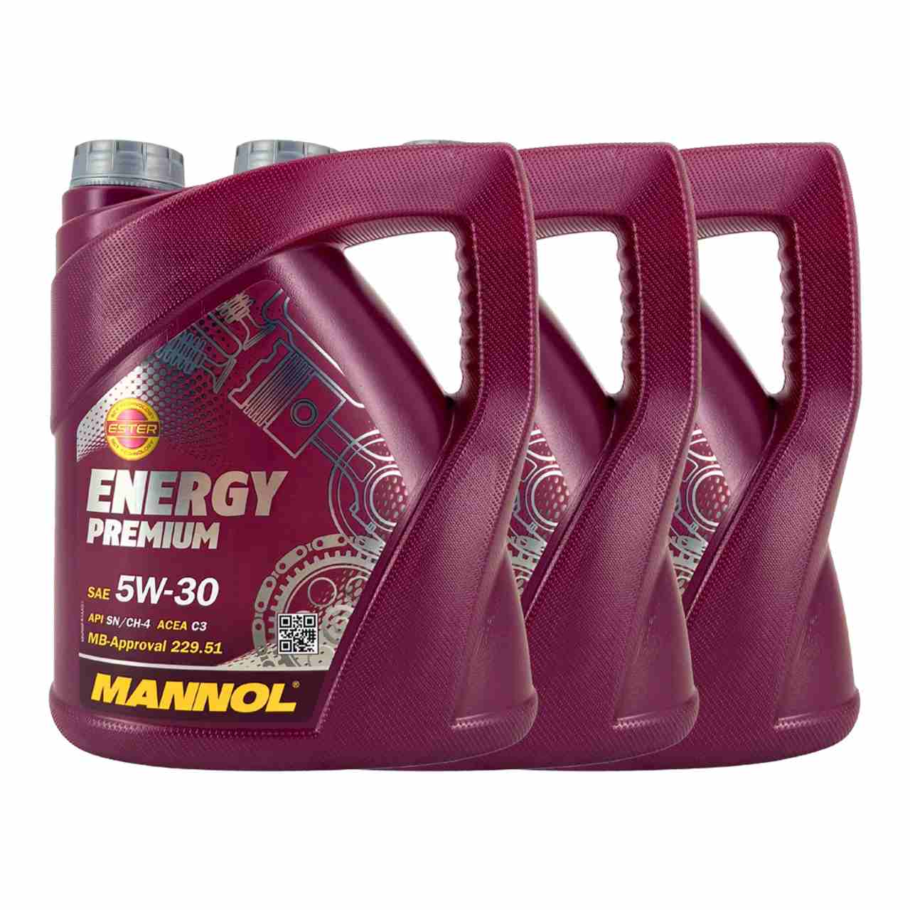 Mannol Energy Premium 5W-30 3x4 Liter