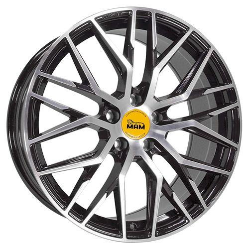 MAM MAM RS4 black front polished 8.5Jx19 5x112 ET45