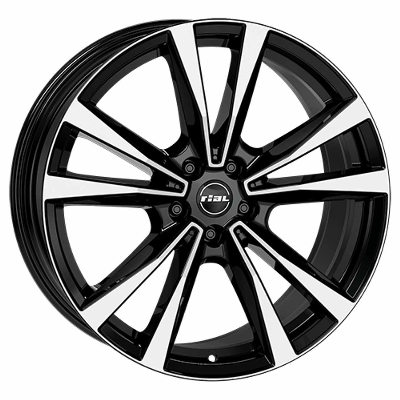 RIAL M12 diamantschwarz frontpoliert 7.5Jx18 5x112 ET33