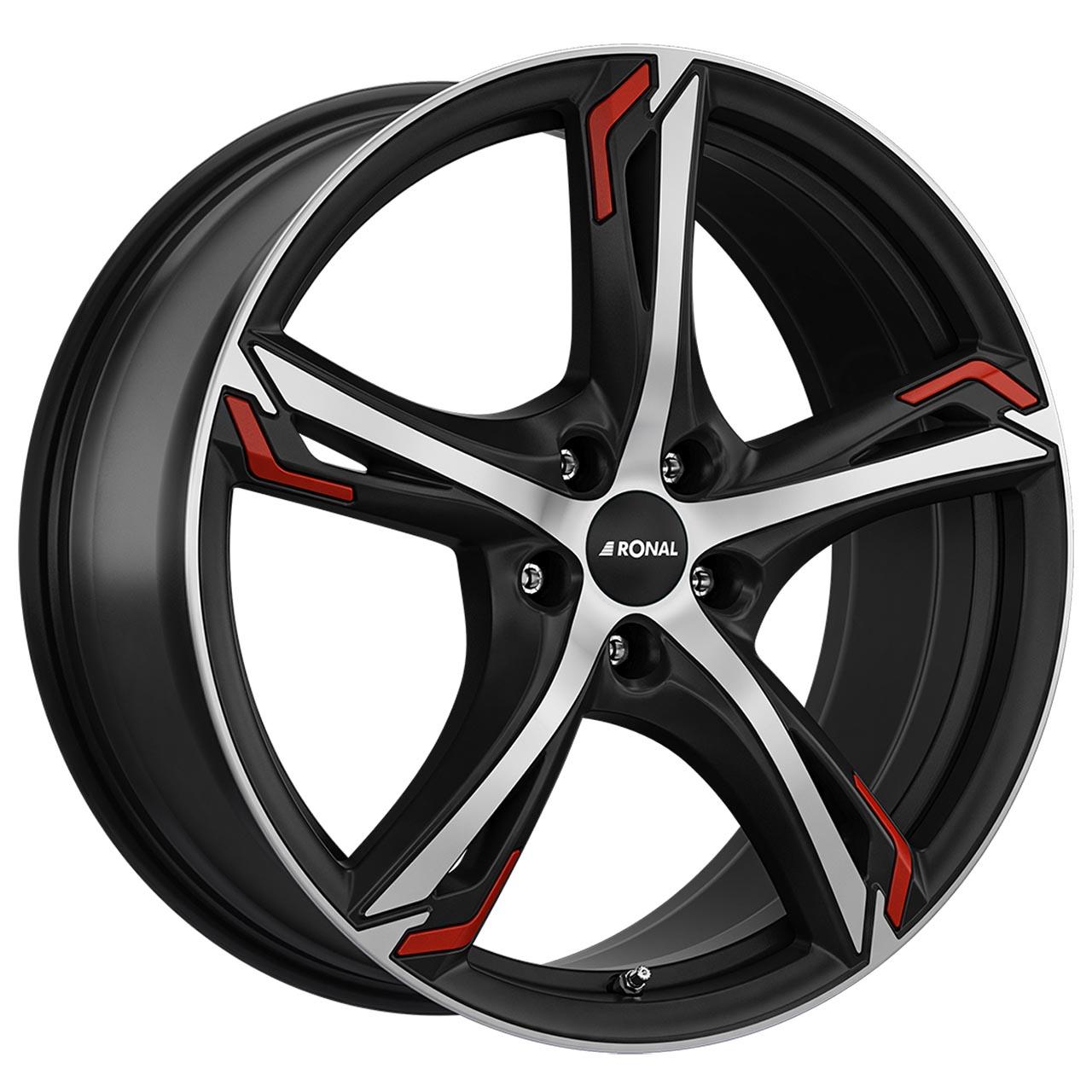 RONAL RONAL R62 RED jetblack-matt-frontkopiert 8.5Jx20 5x108 ET50