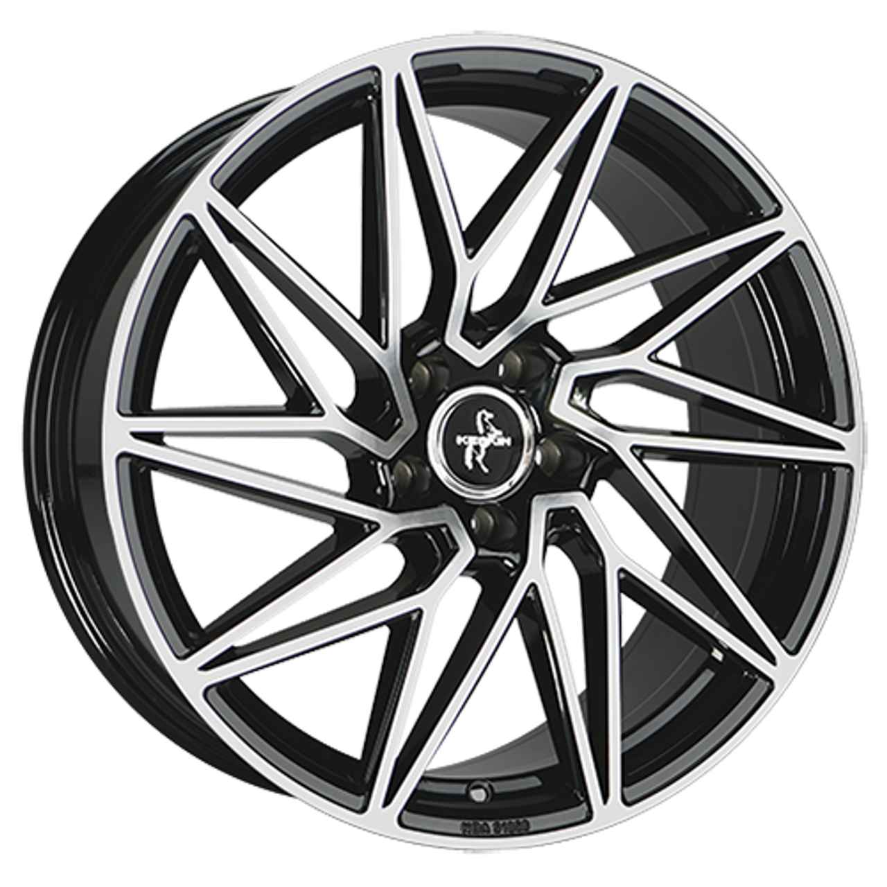 KESKIN KT20 FUTURE black front polished 8.5Jx19 5x108 ET45