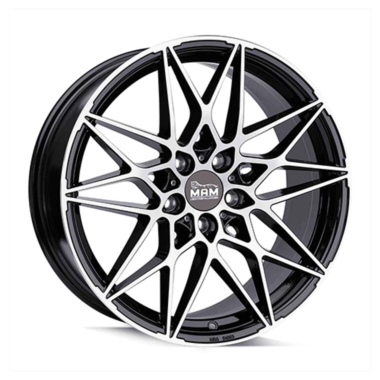 MAM MAM B2N black front polished 8.5Jx19 5x120 ET35