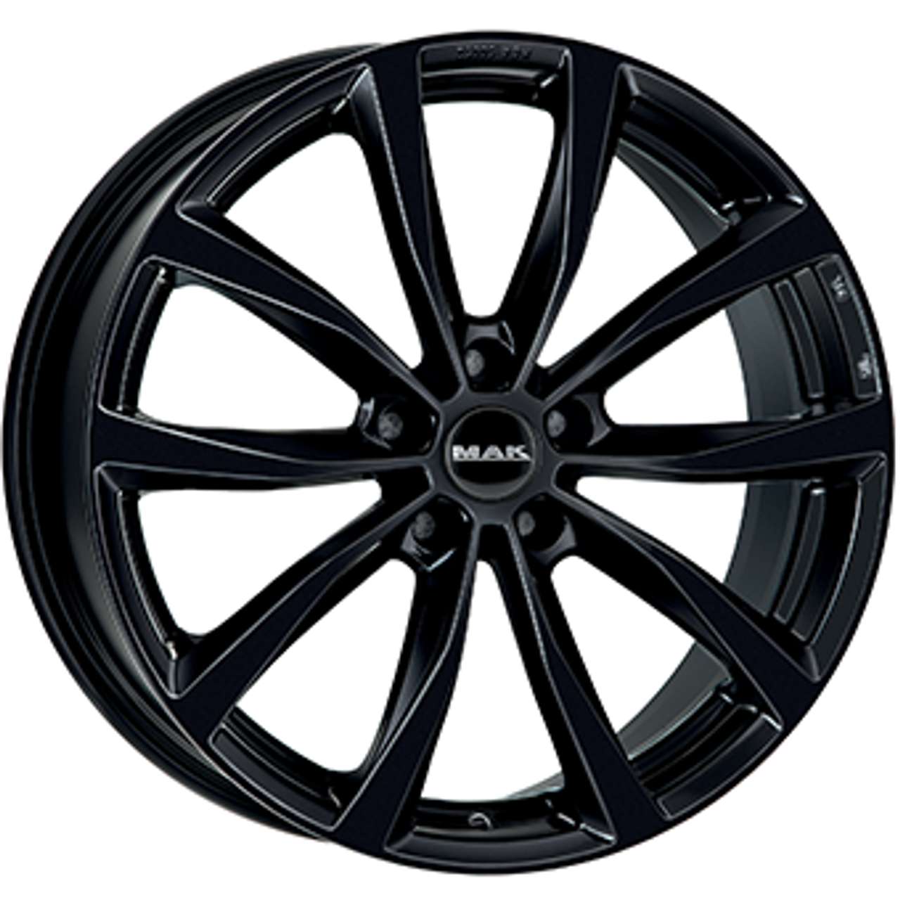 MAK WOLF gloss black 8.0Jx18 5x110 ET33