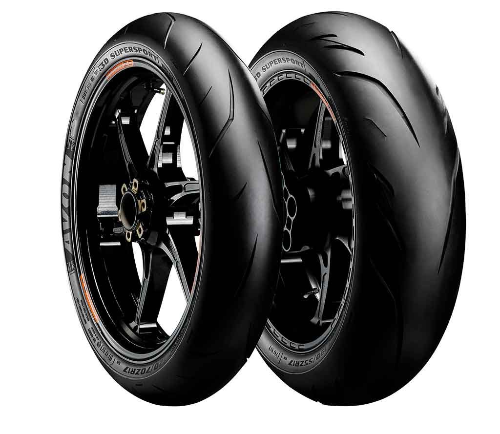 AVON 3D SUPERSPORT 180/55 R17 M/C TL 73(W) REAR