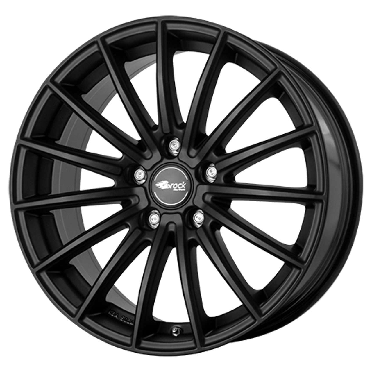 BROCK B36 satin schwarz matt 8.0Jx18 5x114.3 ET35