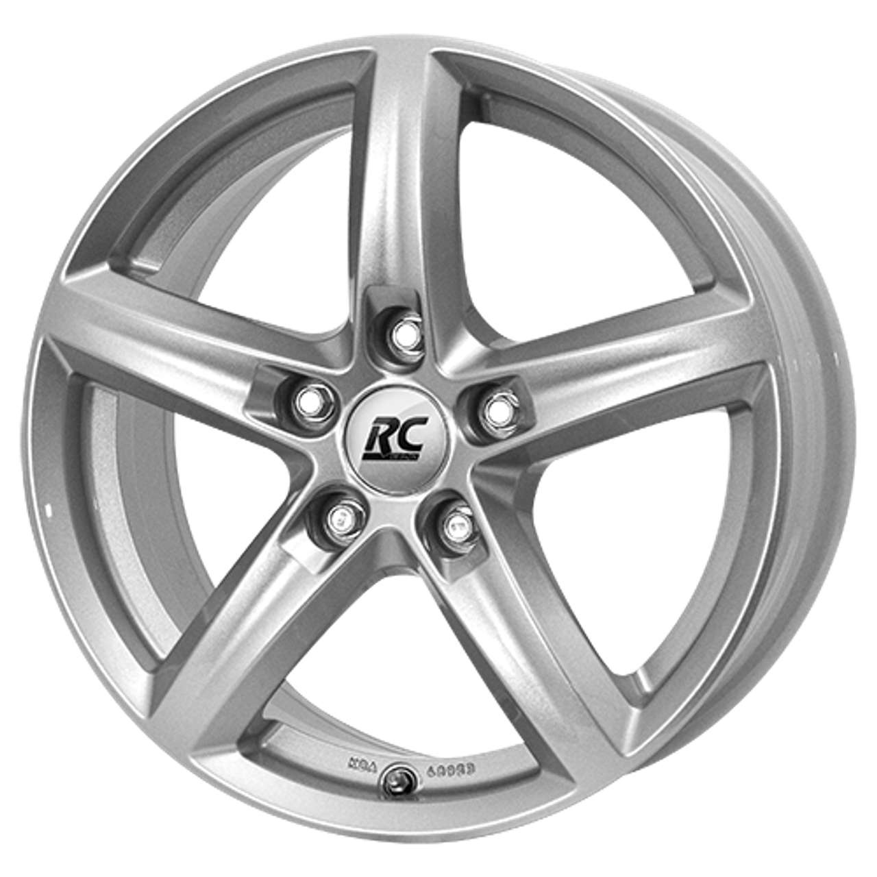 RC-DESIGN RC24 kristallsilber 6.5Jx16 5x108 ET50