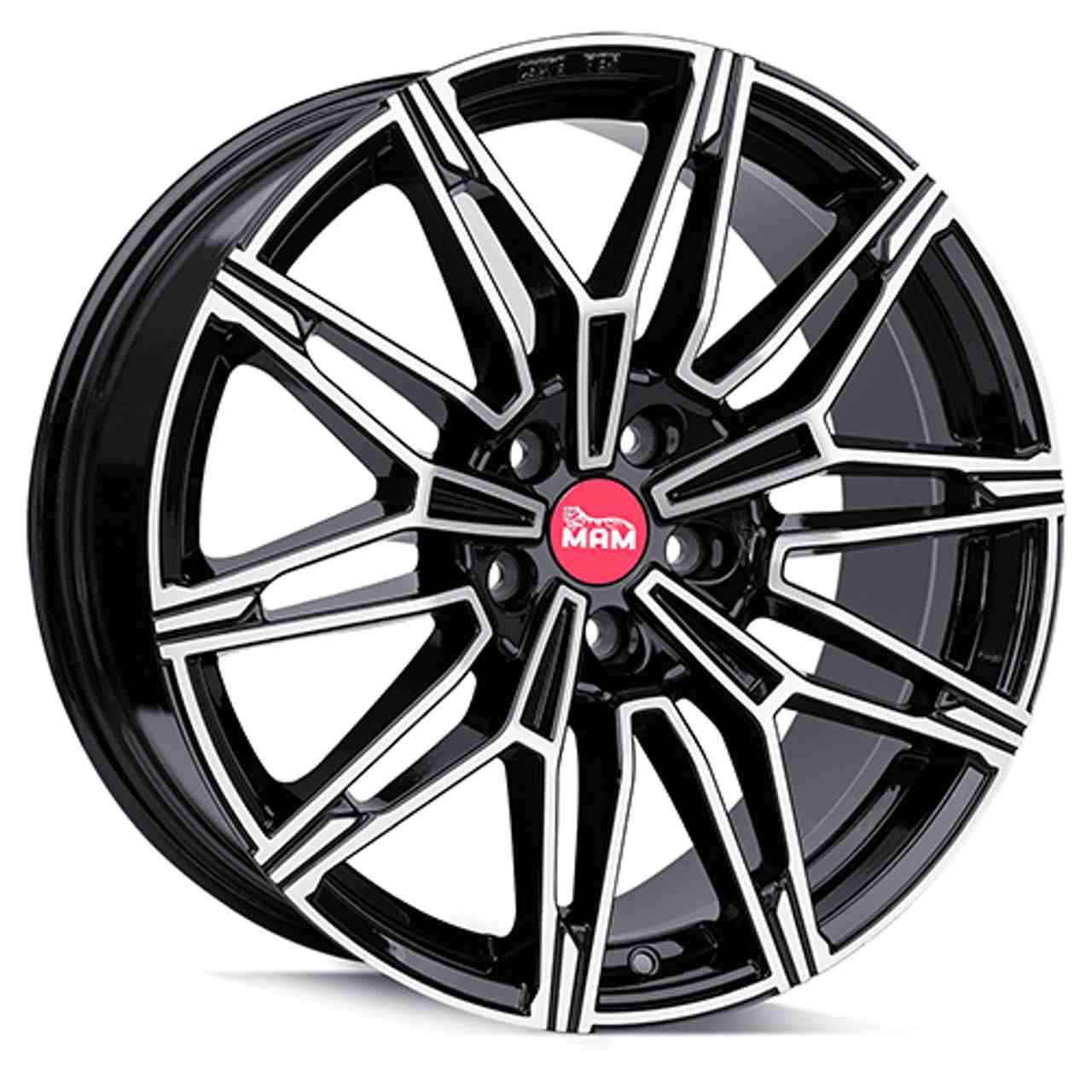 MAM MAM B3N black front polished 8.5Jx19 5x120 ET20