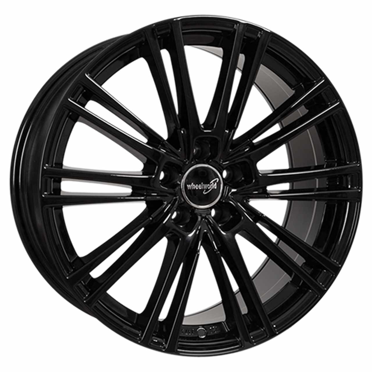 WHEELWORLD-2DRV WH18 schwarz glänzend lackiert 8.5Jx19 5x112 ET45