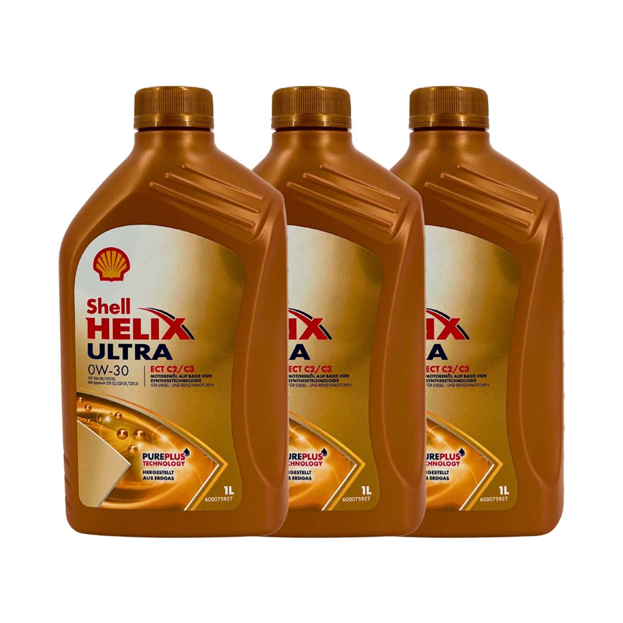 Shell Helix Ultra ECT C2 C3 0W-30 3x1 Liter