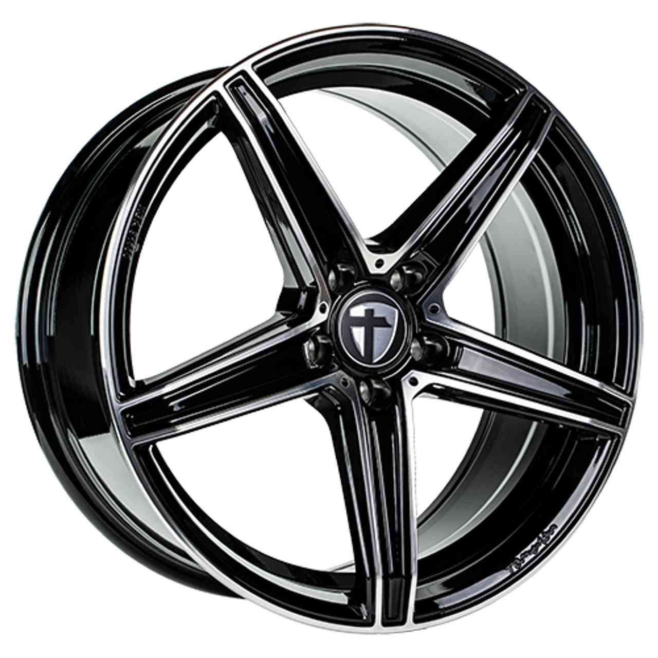 TOMASON TN20 black polished 8.0Jx18 5x100 ET35