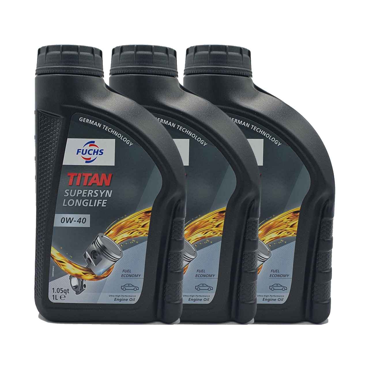 Fuchs Titan Supersyn Longlife 0W-40 3x1 Liter