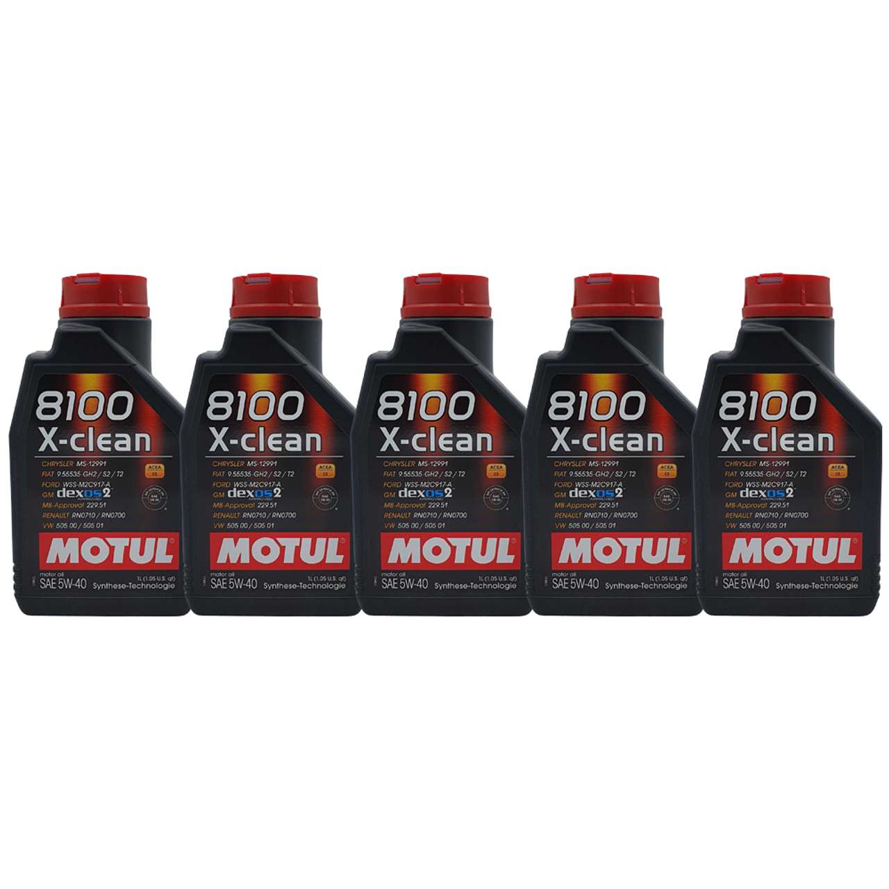 Motul 8100 X-clean 5W-40 5x1 Liter