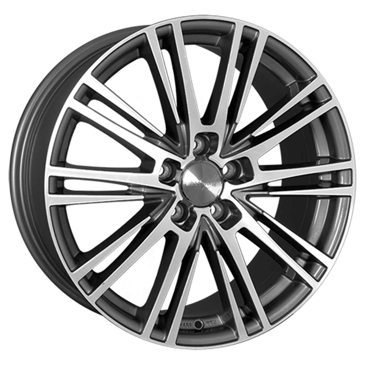 WHEELWORLD-2DRV WH18 Daytona Grau Hochglanzpoliert 7.5Jx17 5x112 ET35