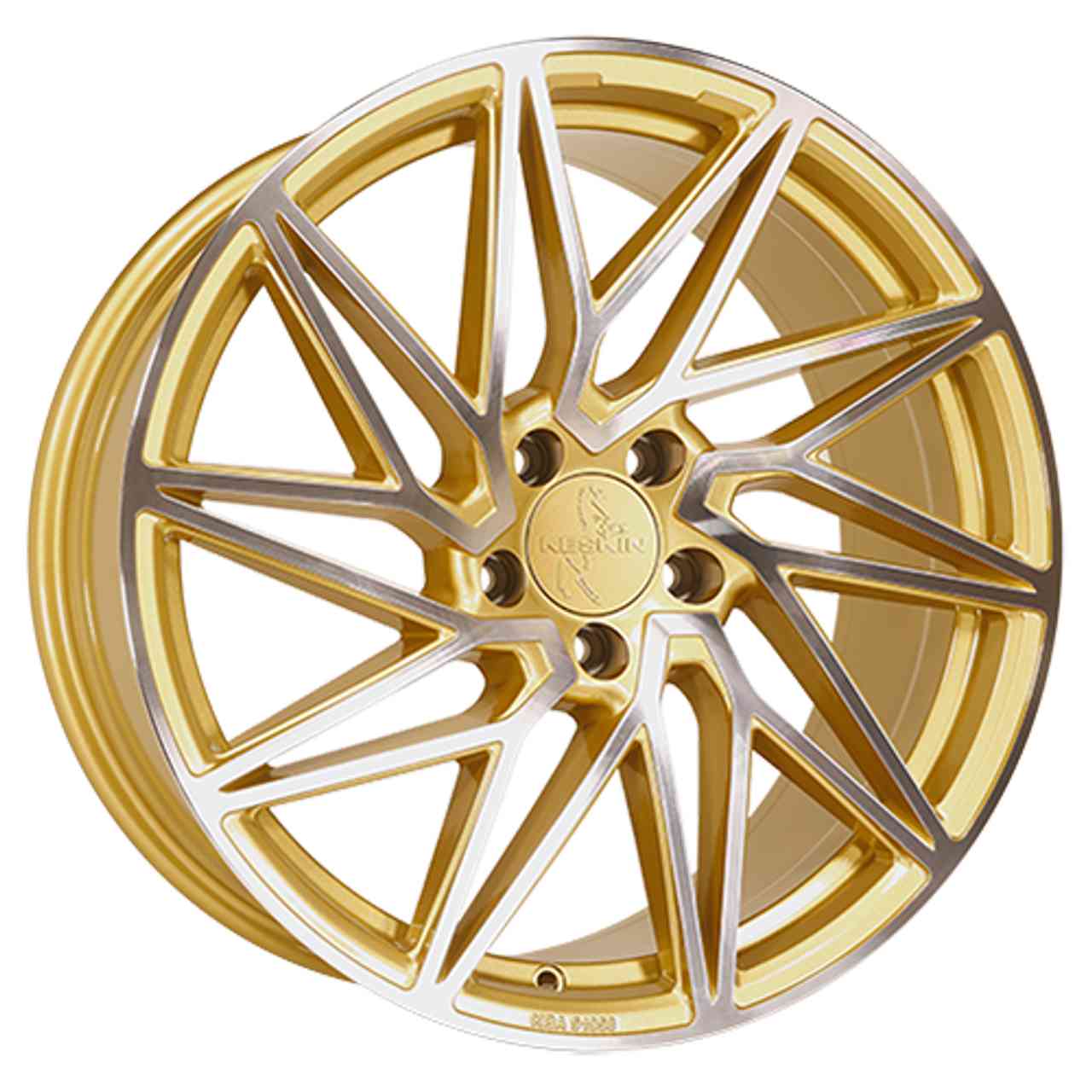 KESKIN KT20 FUTURE gold front polish 8.5Jx19 5x112 ET45