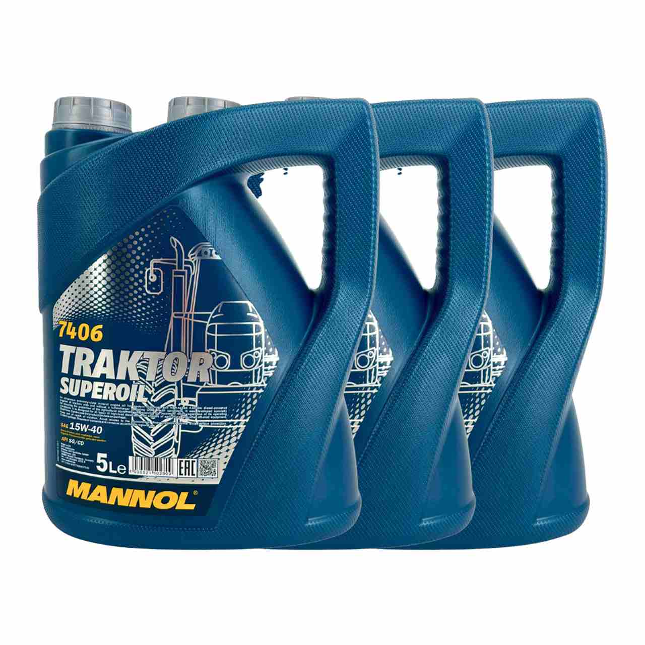 Mannol Traktor Superoil 15W-40 3x5 Liter