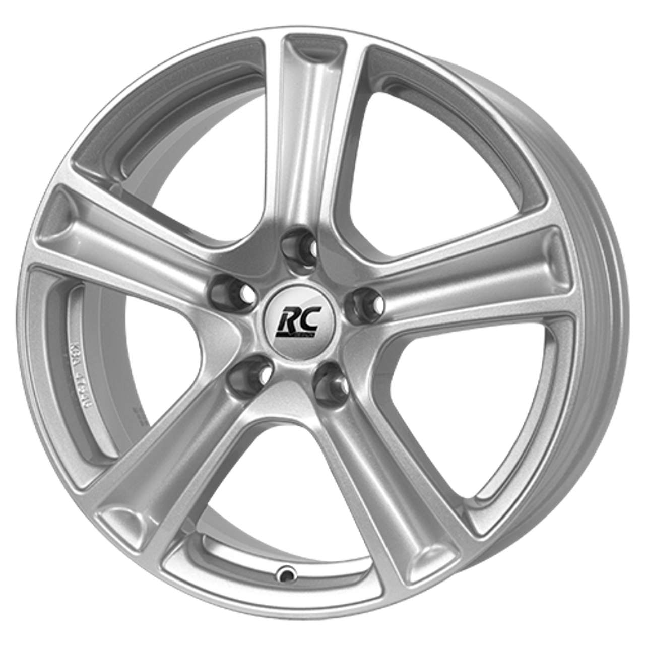 RC-DESIGN RC19 kristallsilber (ks) 5.0Jx15 4x100 ET40