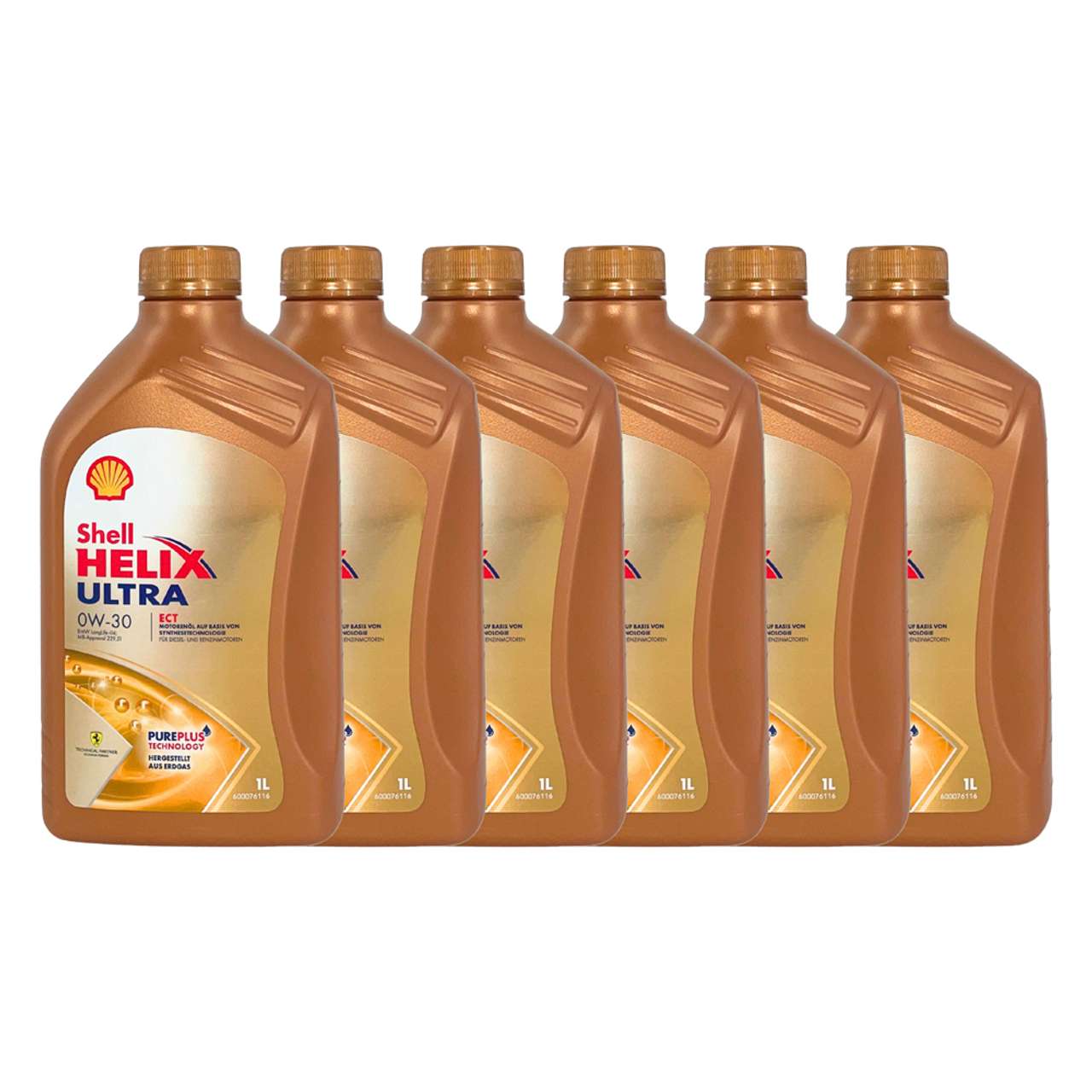 Shell Helix Ultra ECT 0W-30 6x1 Liter