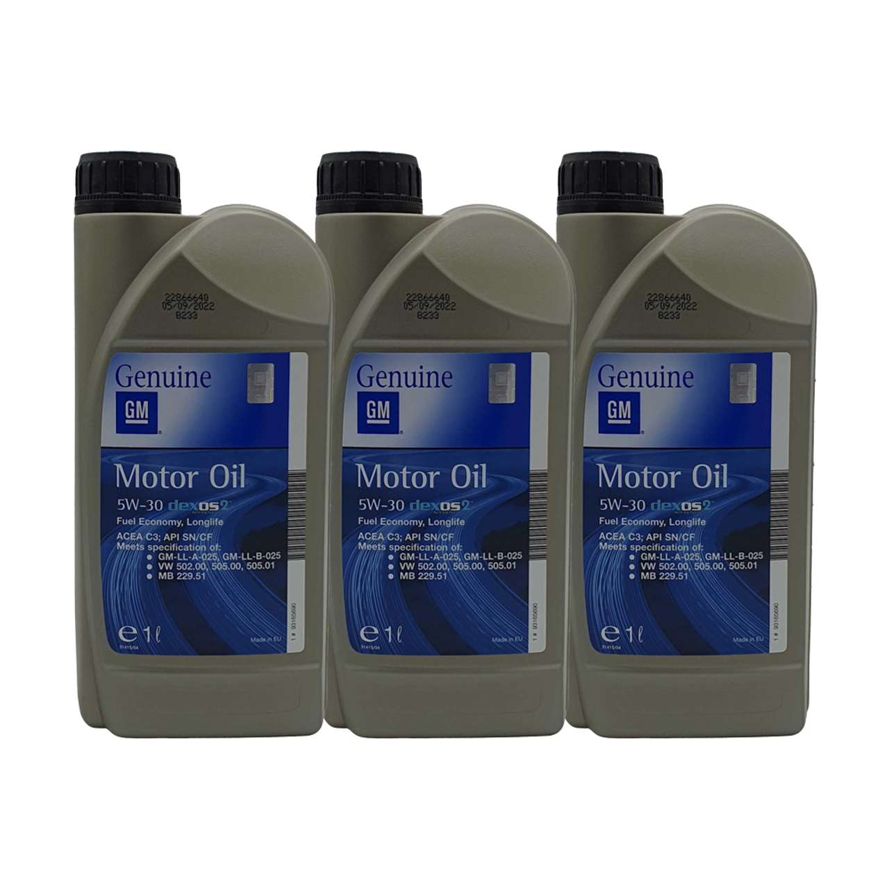 GM Dexos 2 5W-30 3x1 Liter