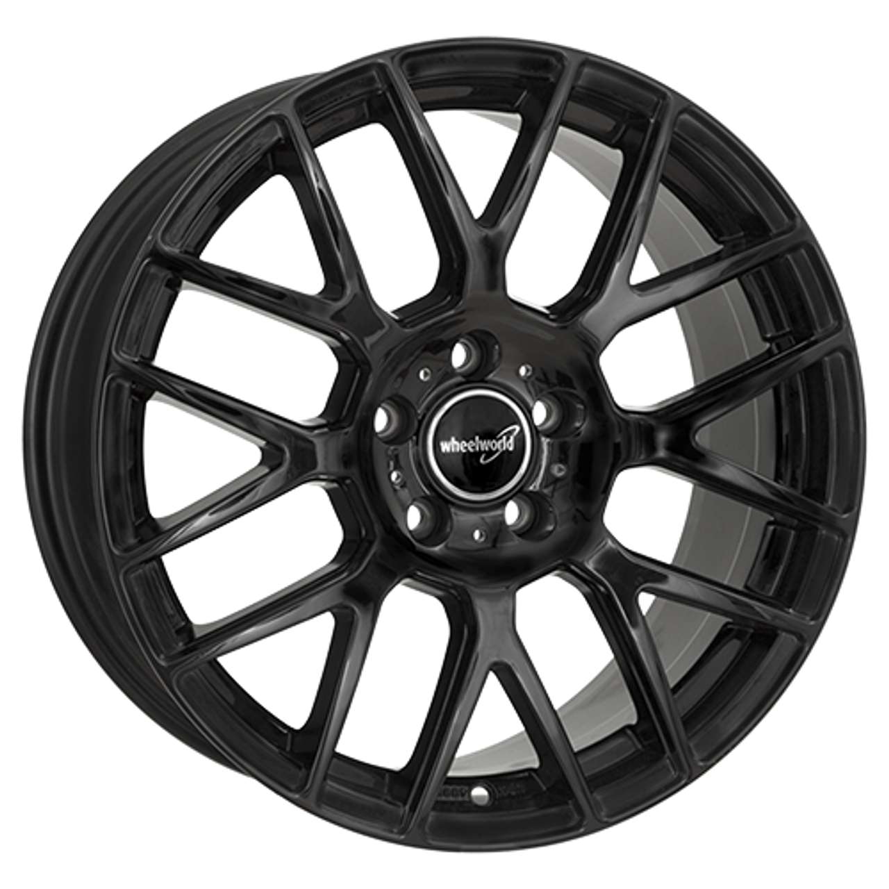 WHEELWORLD-2DRV WH26 black glossy painted 9.0Jx20 5x114 ET35