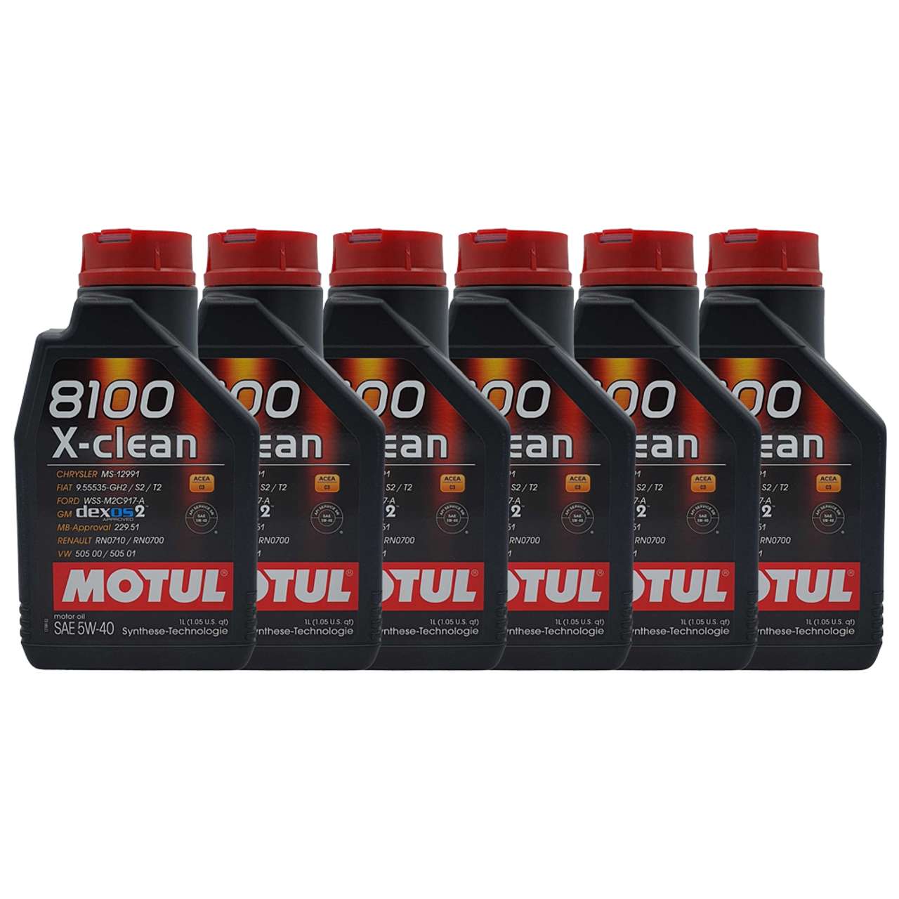 Motul 8100 X-clean 5W-40 6x1 Liter