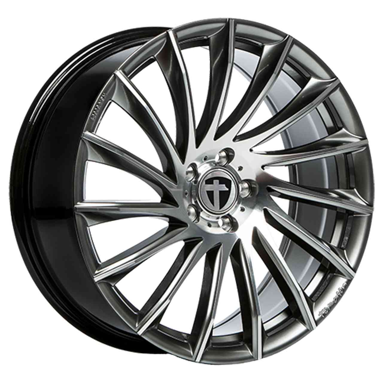 TOMASON TN16 dark hyperblack polished 8.0Jx18 5x100 ET35