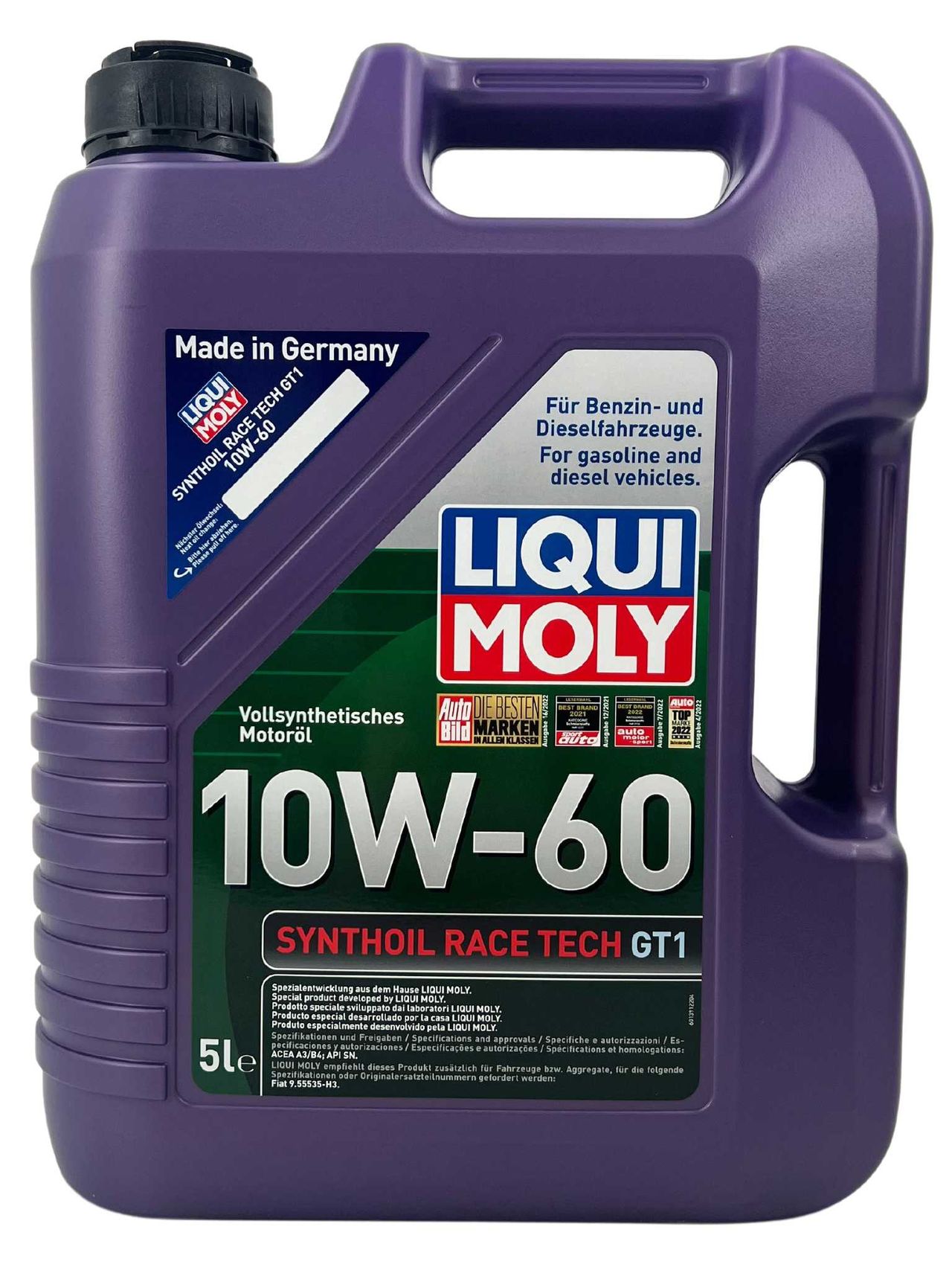 Liqui Moly Synthoil Race Tech GT1 10W-60 5 Liter