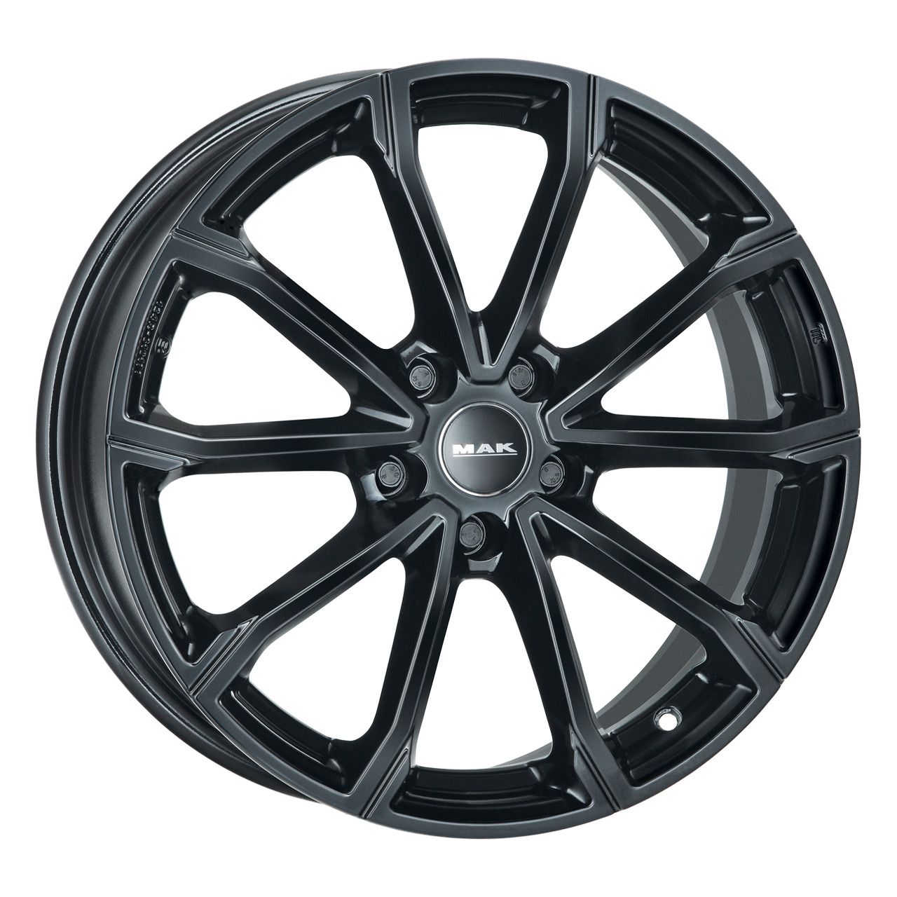 MAK DAVINCI gloss black 7.0Jx18 5x114 ET40