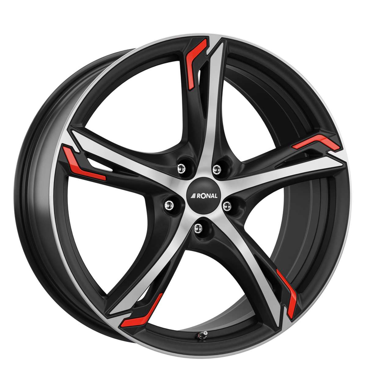 RONAL RONAL R62 RED jetblack-matt-frontkopiert 8.0Jx19 5x112 ET45