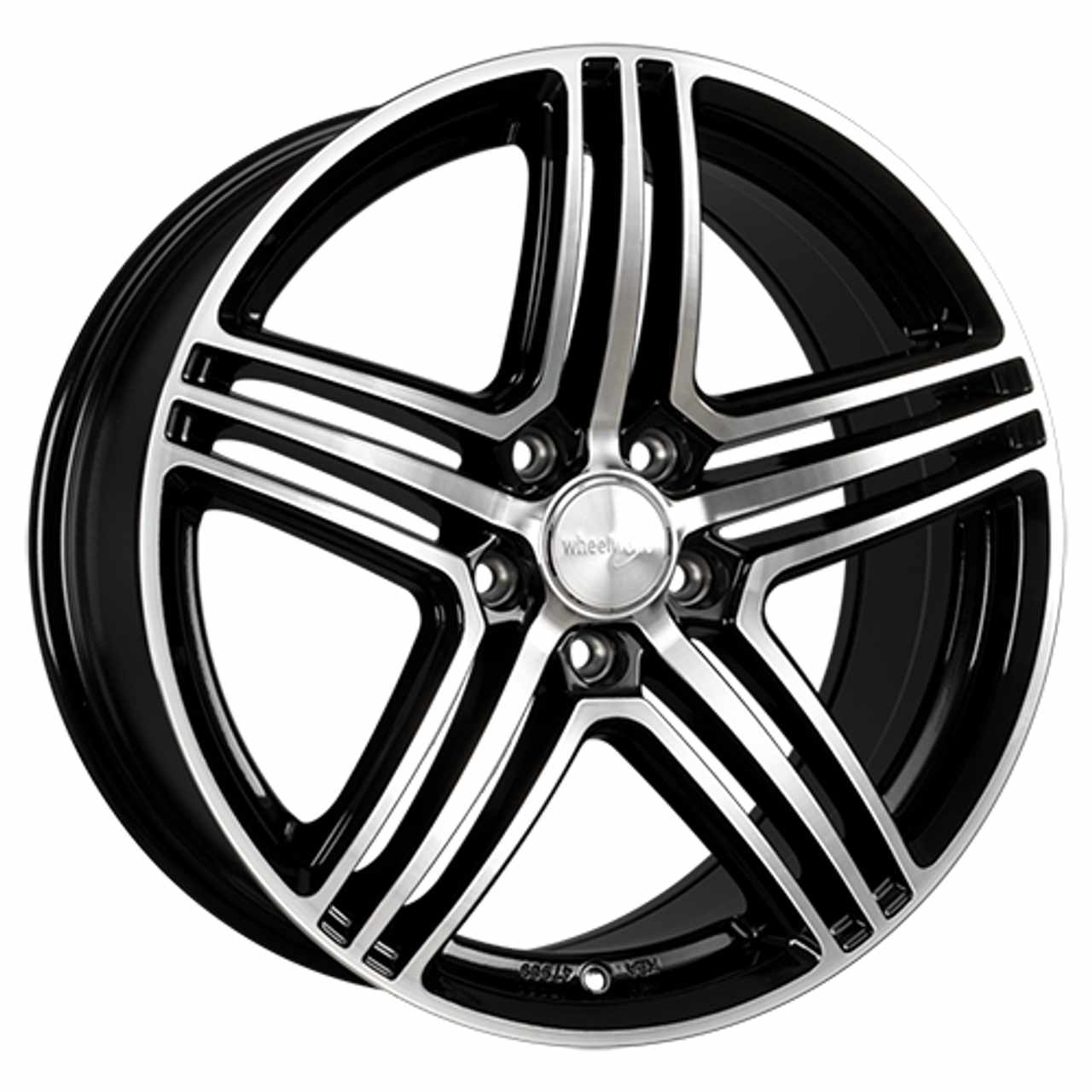 WHEELWORLD-2DRV WH12 black full machined 7.5Jx17 5x112 ET35