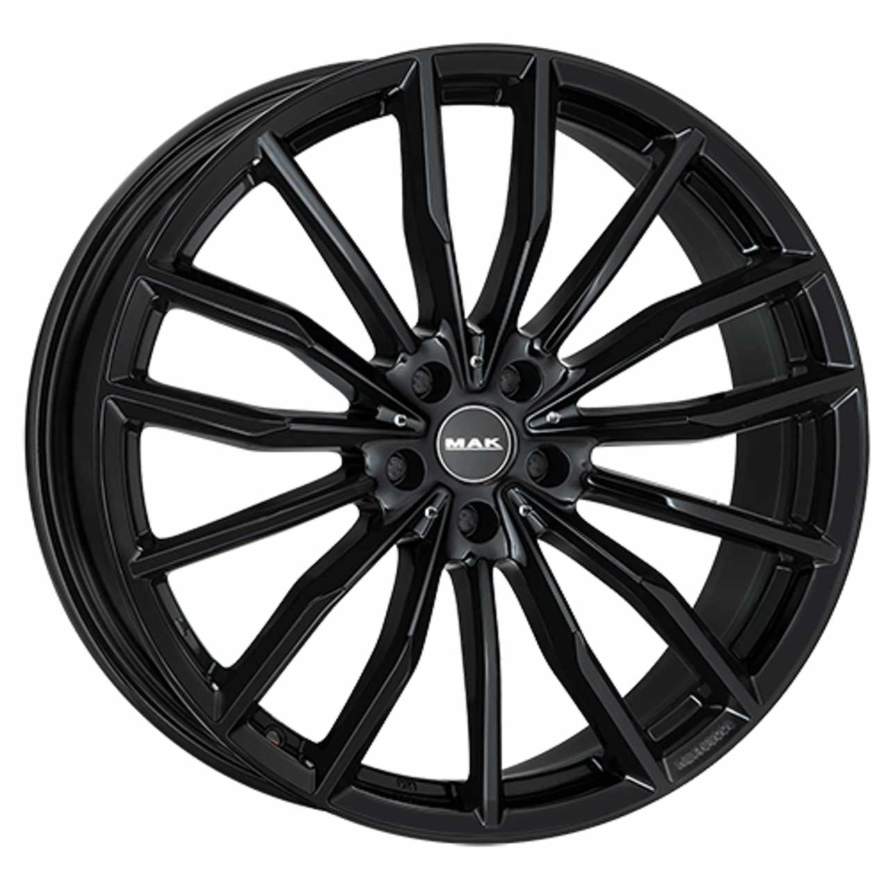 MAK RAPP gloss black 9.5Jx21 5x112 ET37