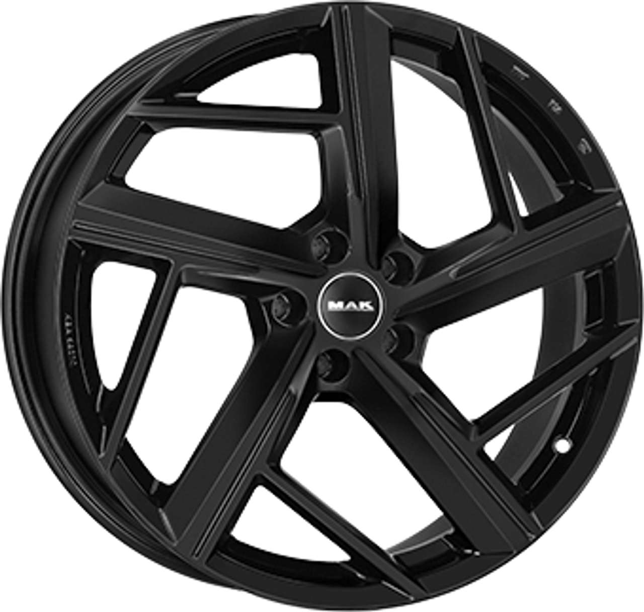 MAK QVATTRO gloss black 8.5Jx20 5x112 ET20