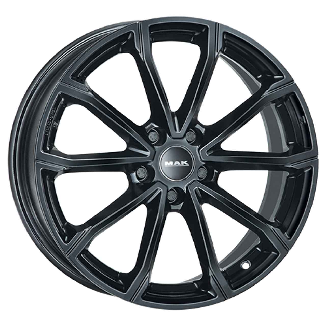 MAK DAVINCI gloss black 7.0Jx19 4x108 ET32