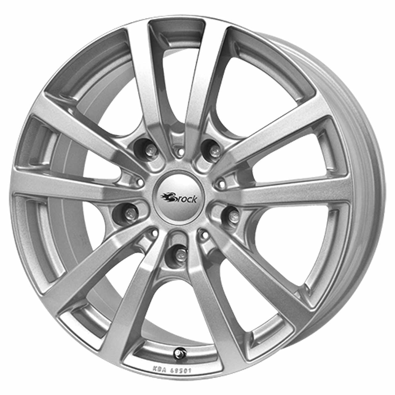 RC-DESIGN RC25T kristallsilber 6.5Jx16 5x118 ET60